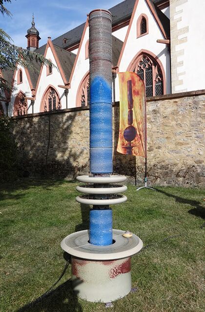 Moderner Zimmerbrunnen, auch für Terrasse und Balkon