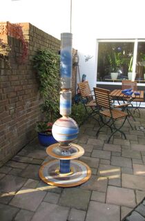 Exklusive Gartenbrunnen Unikat aus Keramik