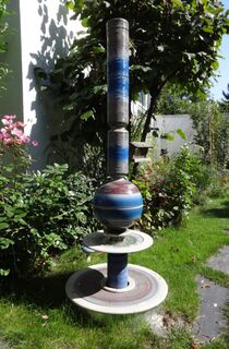 Hochwertiger Gartenbrunnen vom Künstler, winterfest